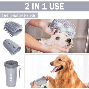 Tinioey Dog Paw Cleaner for Large Dogs
